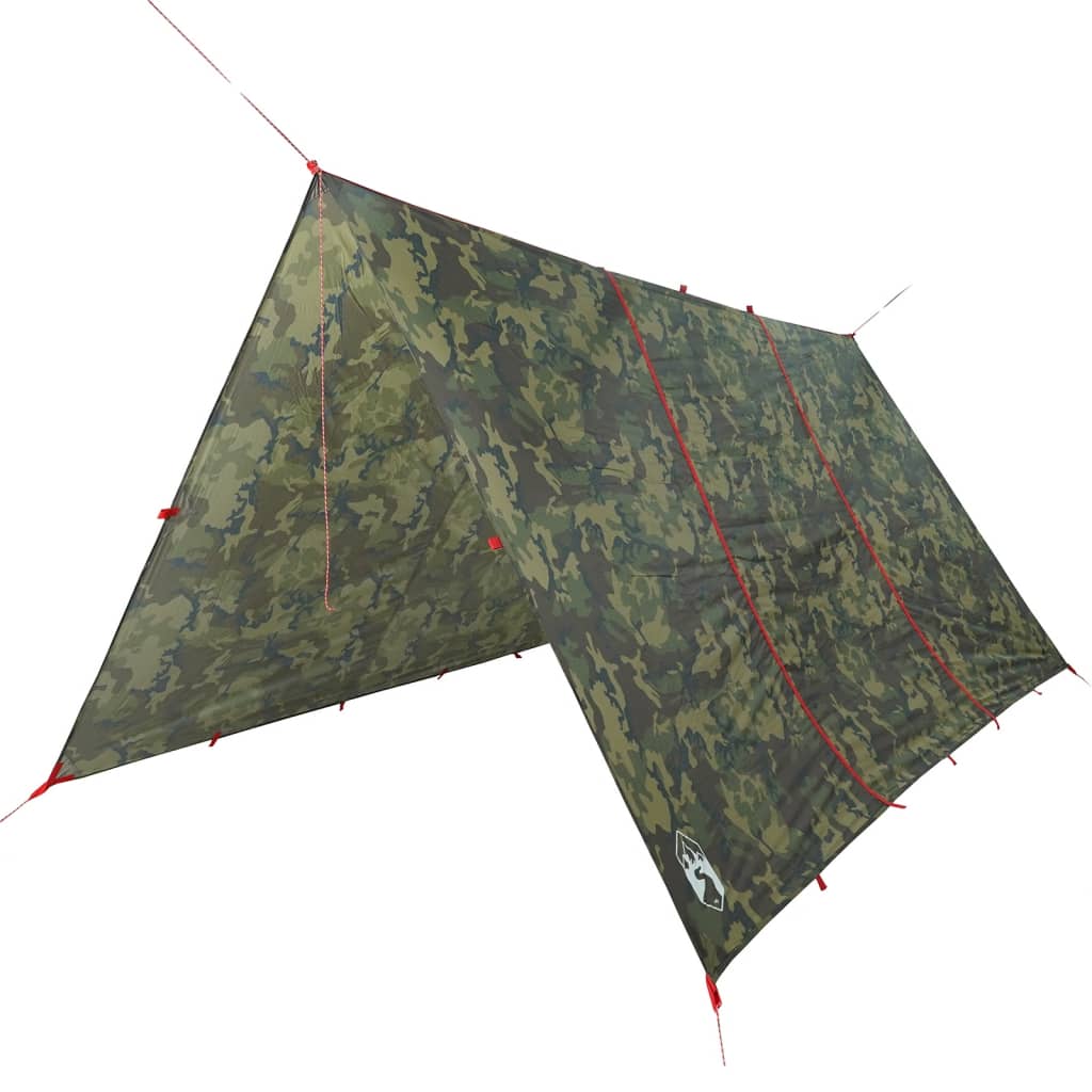 Kampeerluifel waterdicht 451x420 cm camouflage is nu te koop bij PeponiXL, paradijselijk wonen!