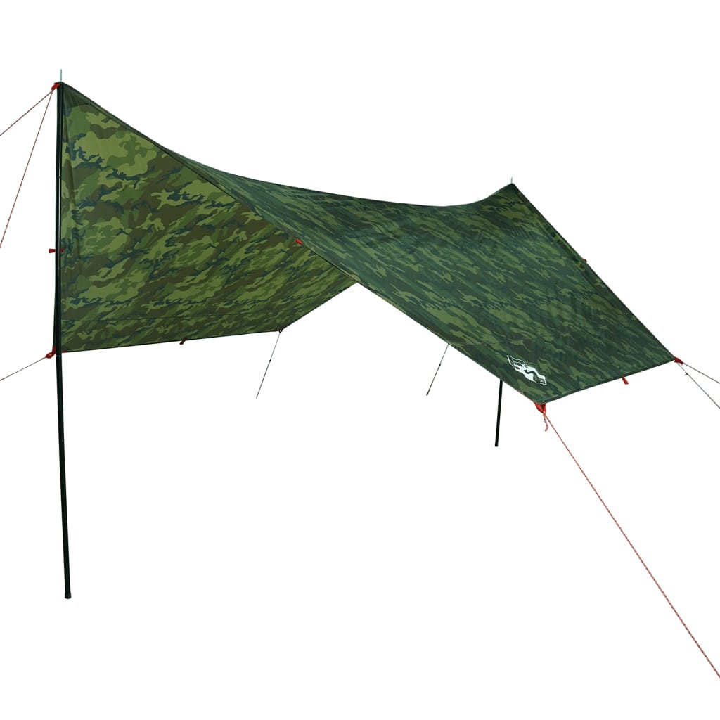 Kampeerluifel waterdicht 438x376x212 cm camouflage is nu te koop bij PeponiXL, paradijselijk wonen!