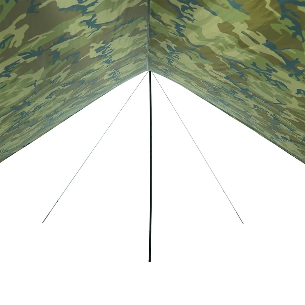 Kampeerluifel waterdicht 462x306x211 cm camouflage is nu te koop bij PeponiXL, paradijselijk wonen!