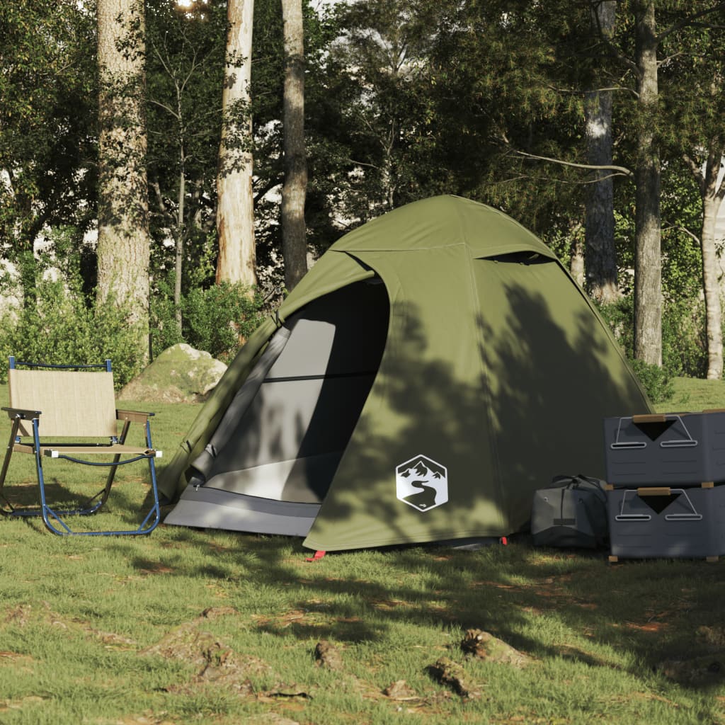 Koepeltent 2-persoons waterdicht olijfgroen is nu te koop bij PeponiXL, paradijselijk wonen!