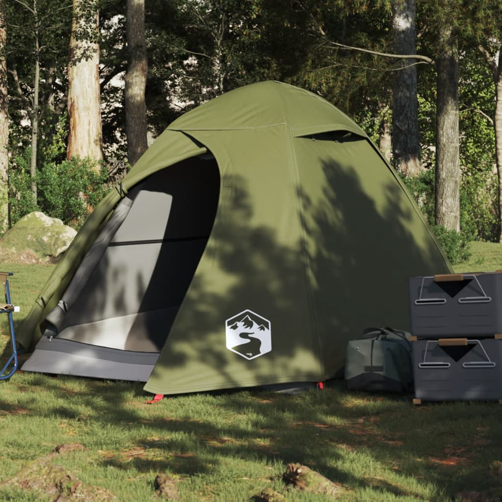 Koepeltent 2-persoons waterdicht olijfgroen is nu te koop bij PeponiXL, paradijselijk wonen!