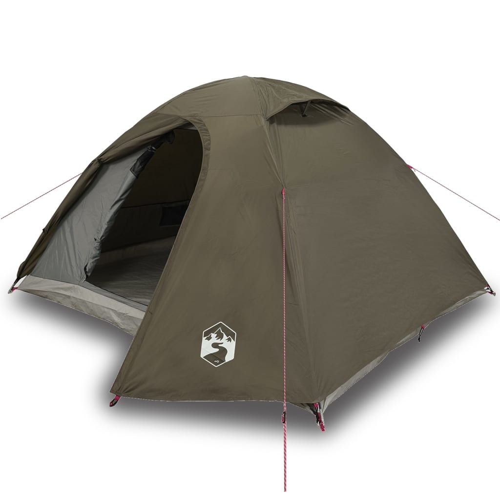 Koepeltent 3-persoons waterdicht bruin is nu te koop bij PeponiXL, paradijselijk wonen!