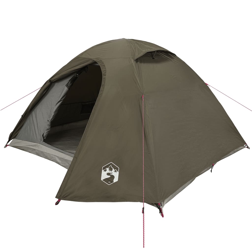 Koepeltent 3-persoons waterdicht bruin is nu te koop bij PeponiXL, paradijselijk wonen!