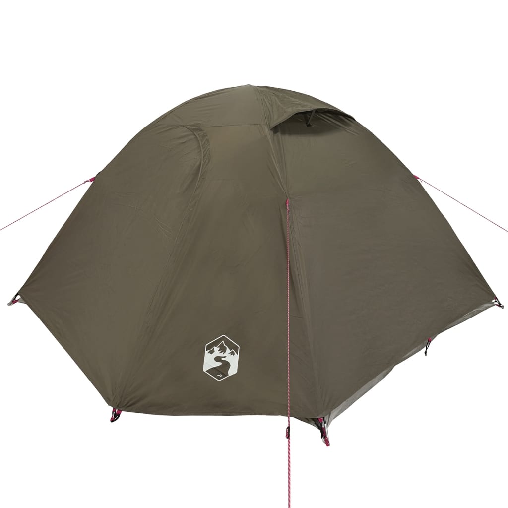 Koepeltent 3-persoons waterdicht bruin is nu te koop bij PeponiXL, paradijselijk wonen!