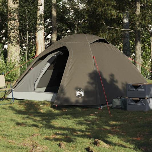 Koepeltent 3-persoons waterdicht bruin is nu te koop bij PeponiXL, paradijselijk wonen!
