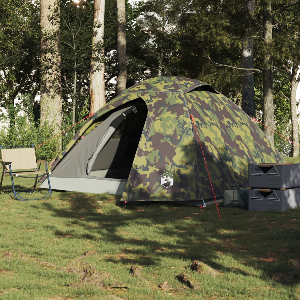 Koepeltent 3-persoons waterdicht camouflage is nu te koop bij PeponiXL, paradijselijk wonen!