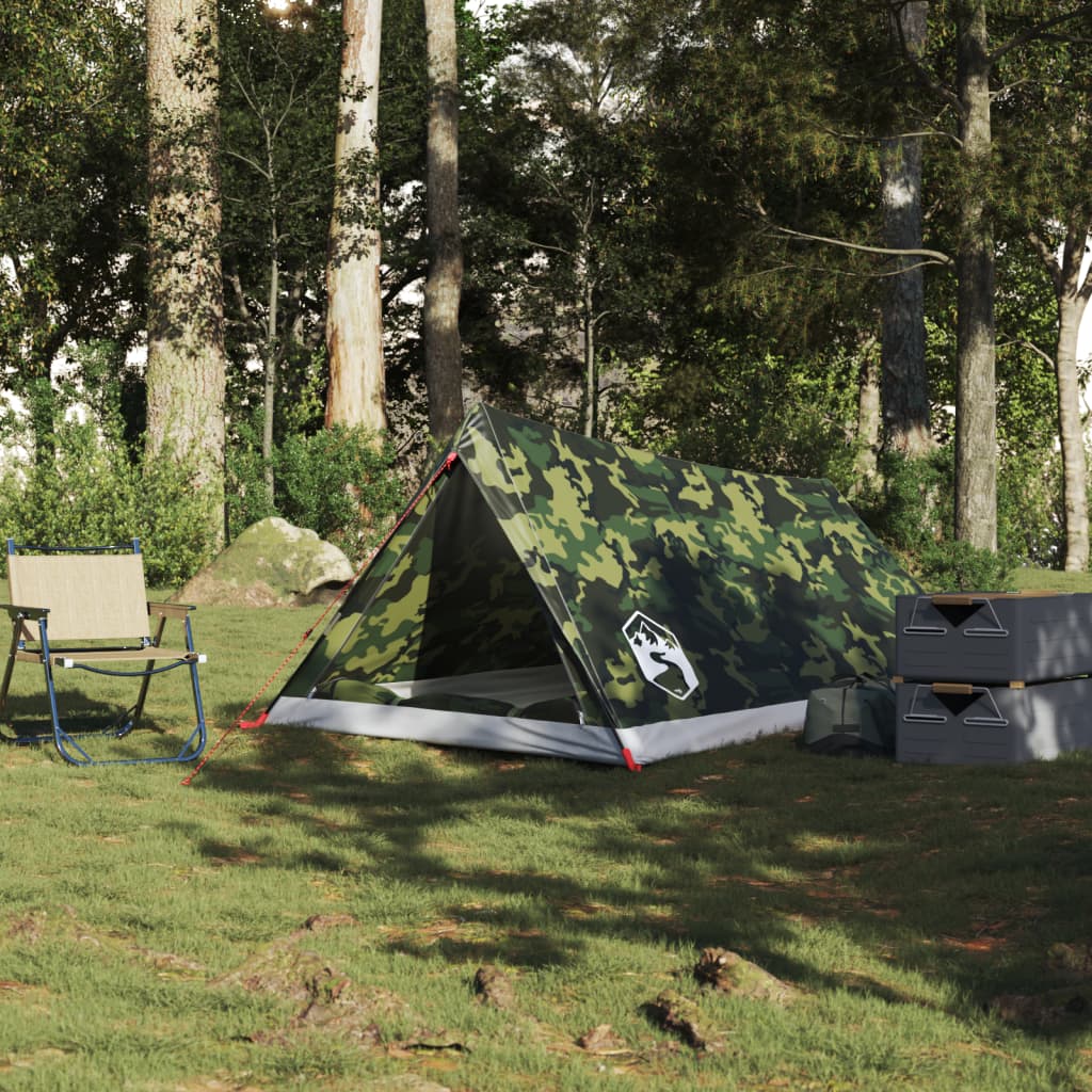 Tent 2-persoons waterdicht camouflage is nu te koop bij PeponiXL, paradijselijk wonen!