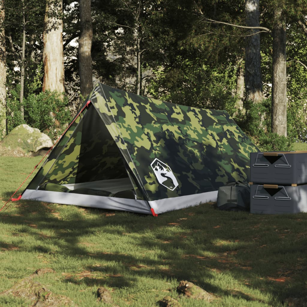 Tent 2-persoons waterdicht camouflage is nu te koop bij PeponiXL, paradijselijk wonen!
