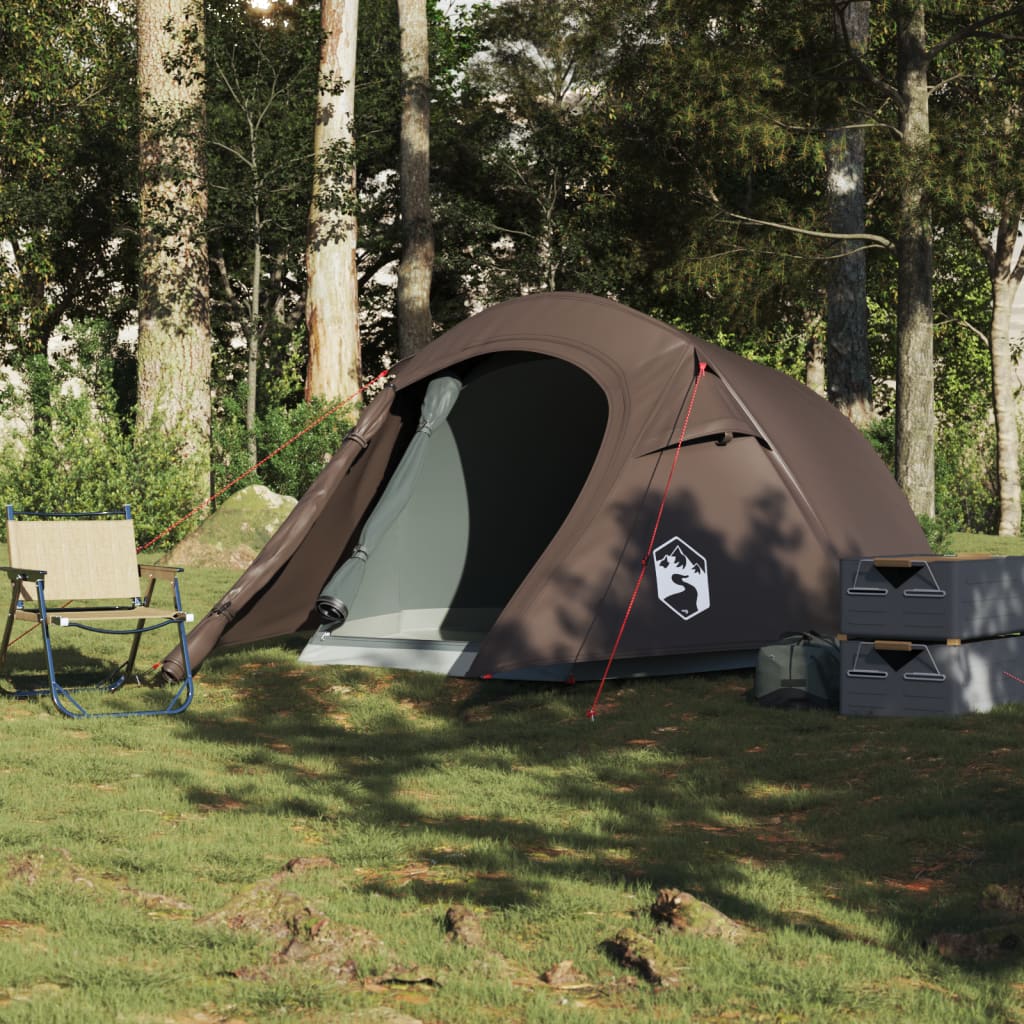 Tunneltent 3-persoons waterdicht bruin is nu te koop bij PeponiXL, paradijselijk wonen!