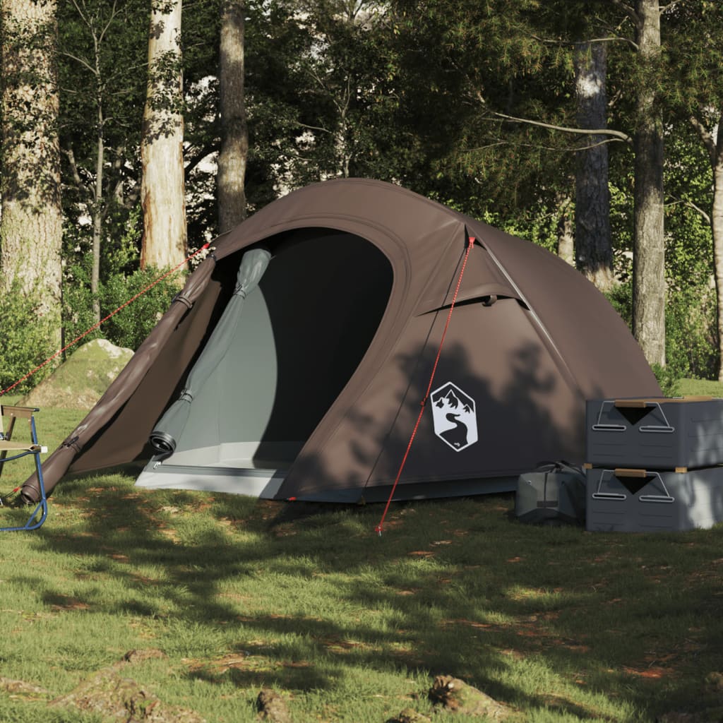 Tunneltent 3-persoons waterdicht bruin is nu te koop bij PeponiXL, paradijselijk wonen!