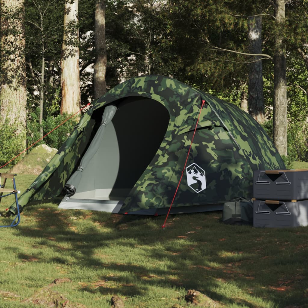 Tunneltent 3-persoons waterdicht camouflage is nu te koop bij PeponiXL, paradijselijk wonen!