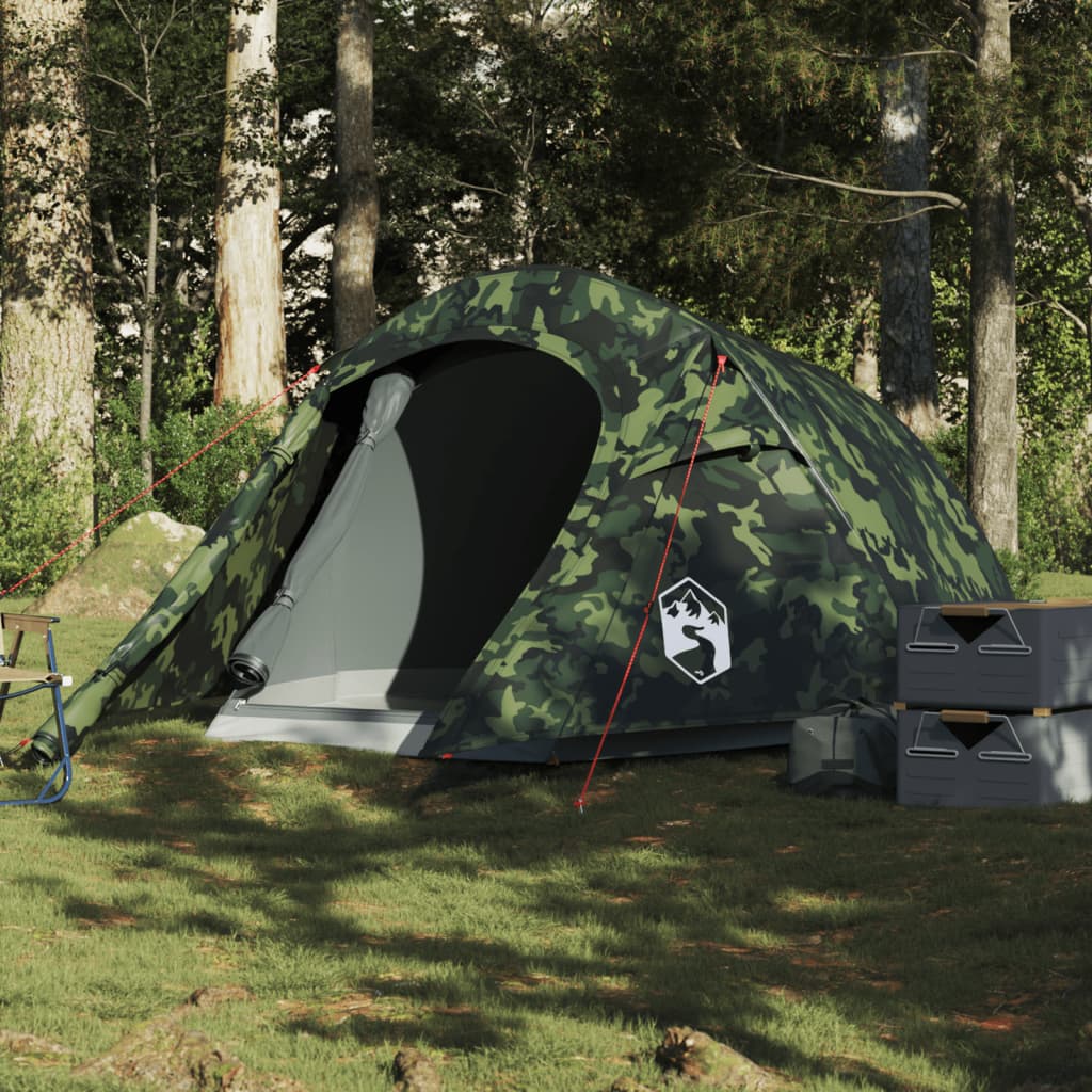 Tunneltent 2-persoons waterdicht camouflage is nu te koop bij PeponiXL, paradijselijk wonen!