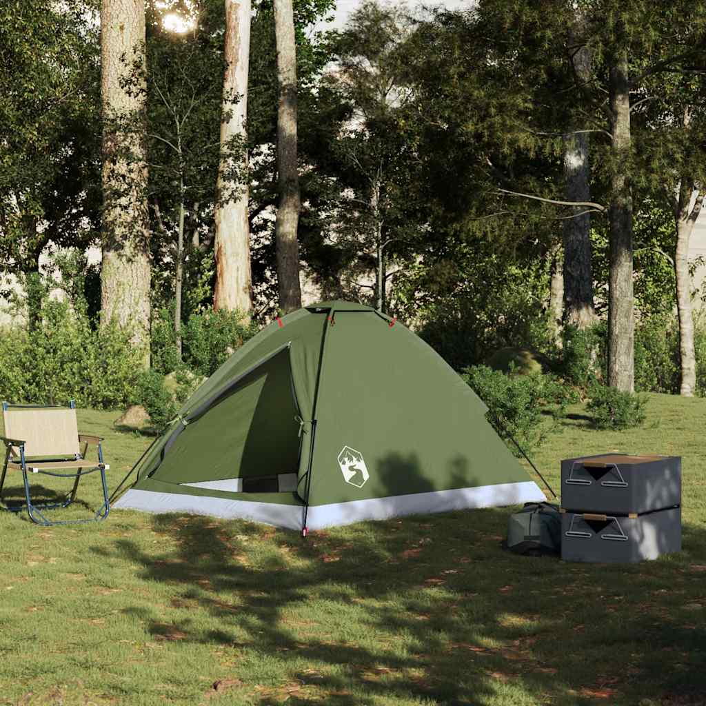 Koepeltent 2-persoons waterdicht olijfgroen is nu te koop bij PeponiXL, paradijselijk wonen!