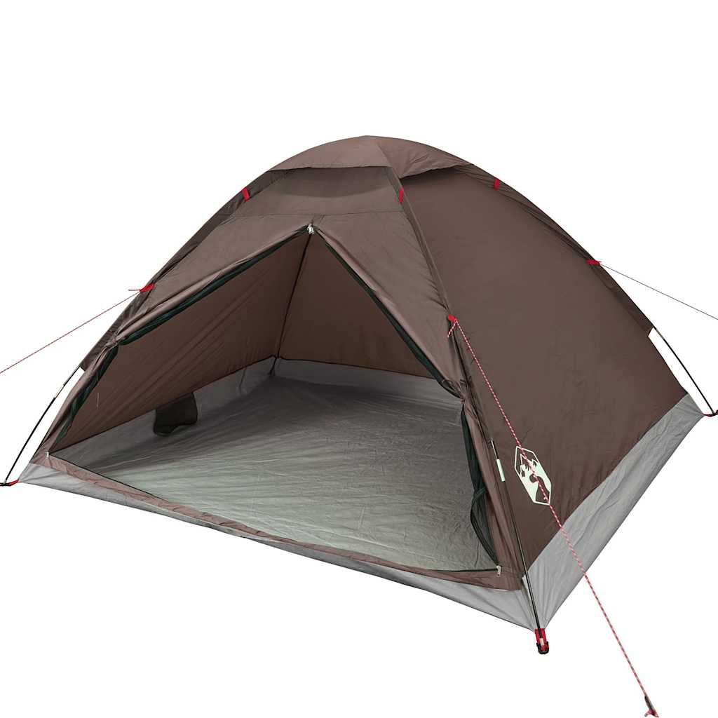 Koepeltent 4-persoons waterdicht bruin is nu te koop bij PeponiXL, paradijselijk wonen!