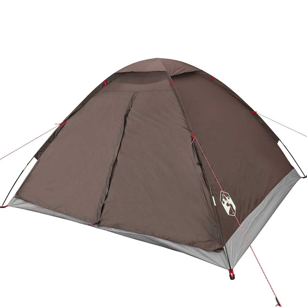 Koepeltent 4-persoons waterdicht bruin is nu te koop bij PeponiXL, paradijselijk wonen!