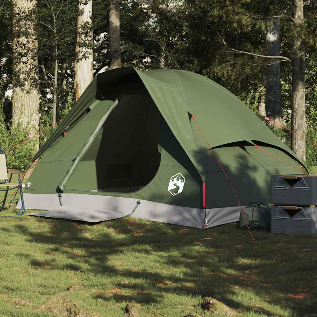 Koepeltent 2-persoons waterdicht olijfgroen is nu te koop bij PeponiXL, paradijselijk wonen!