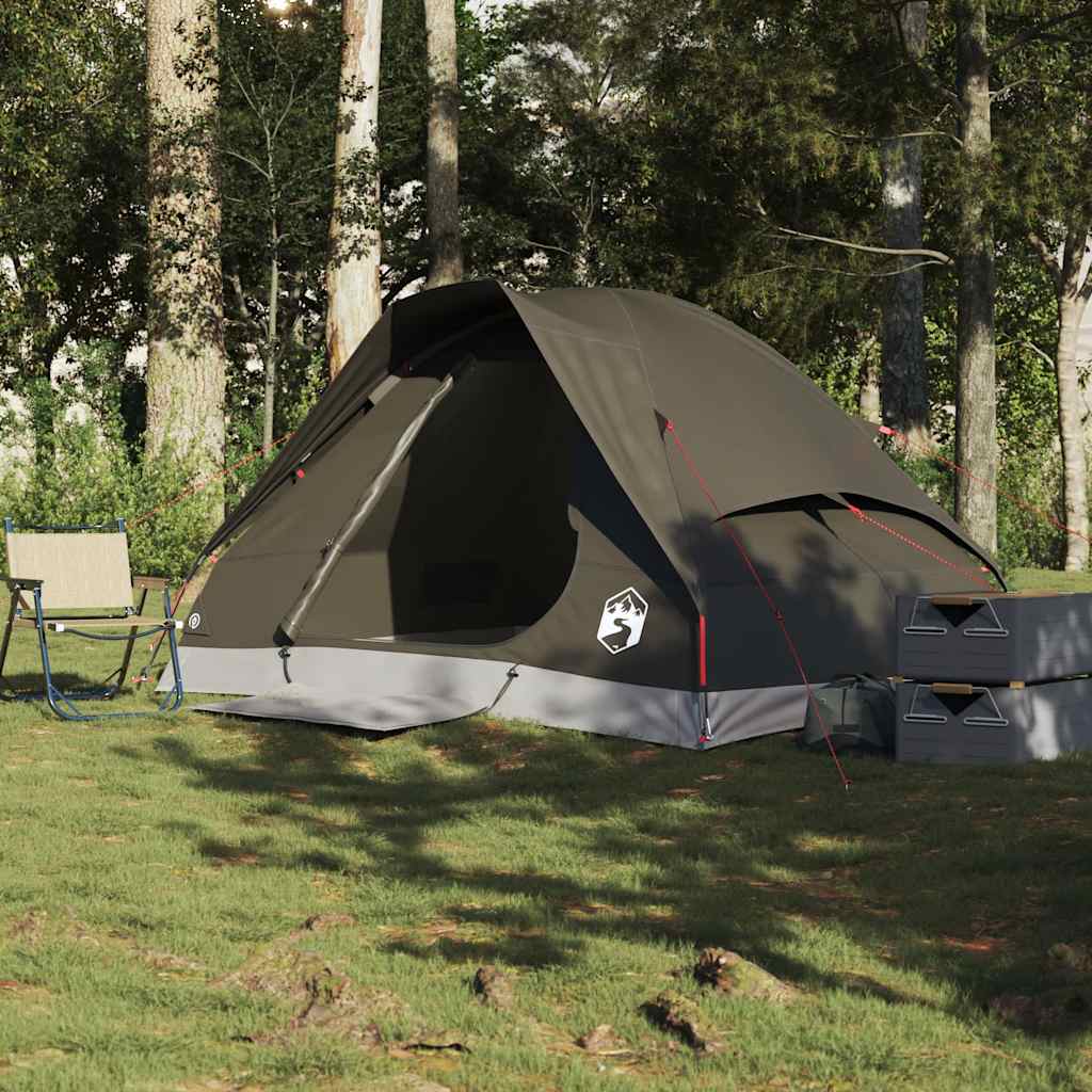 Koepeltent 2-persoons waterdicht bruin is nu te koop bij PeponiXL, paradijselijk wonen!