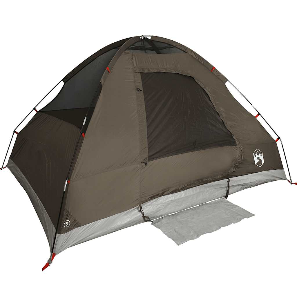 Koepeltent 2-persoons waterdicht bruin is nu te koop bij PeponiXL, paradijselijk wonen!