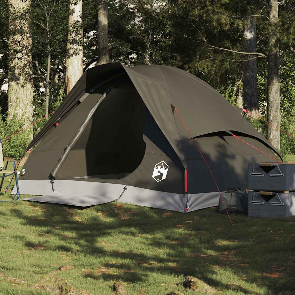 Koepeltent 2-persoons waterdicht bruin is nu te koop bij PeponiXL, paradijselijk wonen!