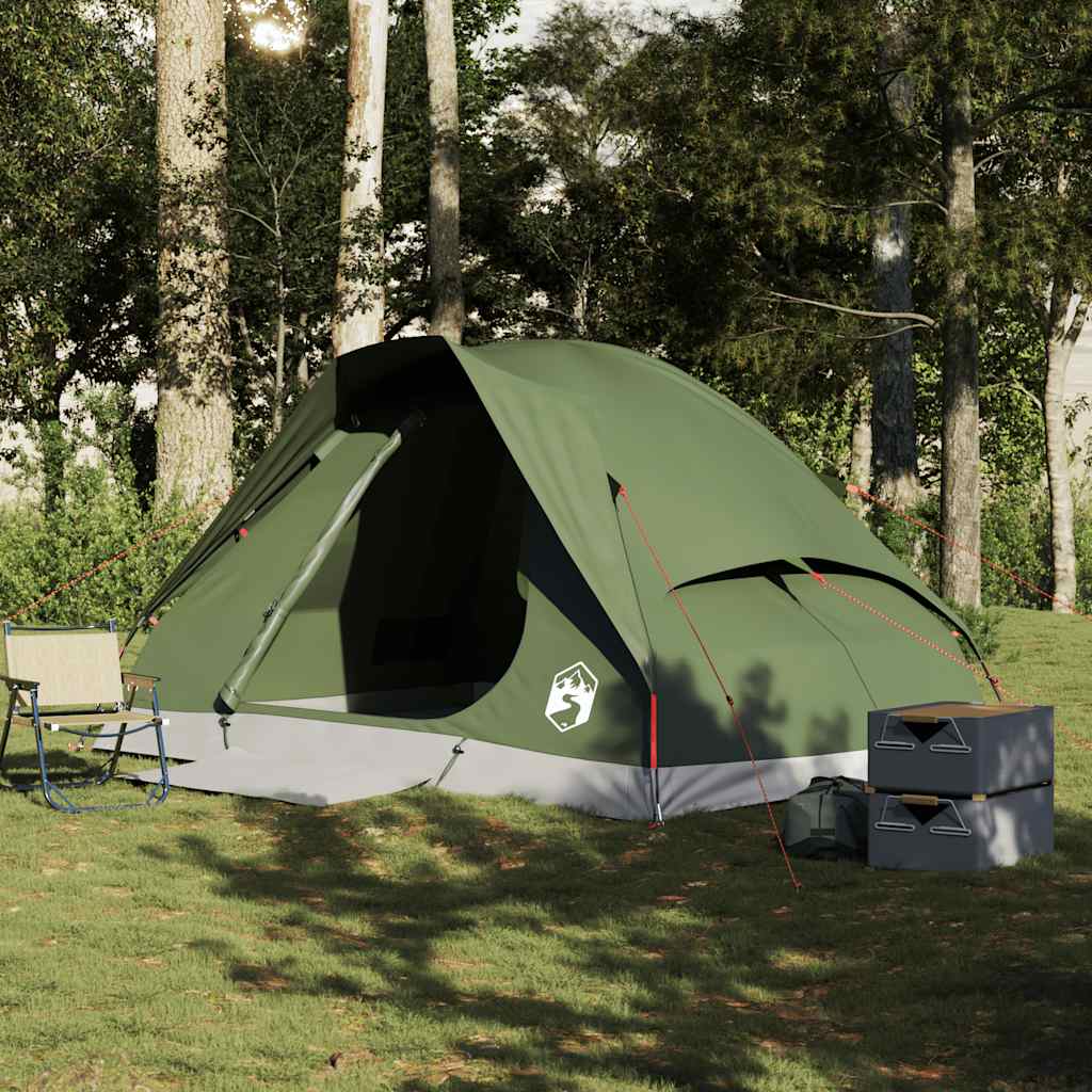 Koepeltent 4-persoons waterdicht olijfgroen is nu te koop bij PeponiXL, paradijselijk wonen!