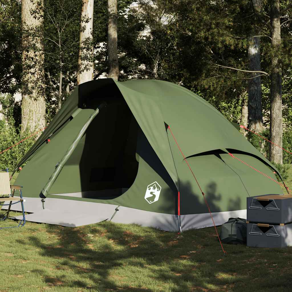Koepeltent 4-persoons waterdicht olijfgroen is nu te koop bij PeponiXL, paradijselijk wonen!