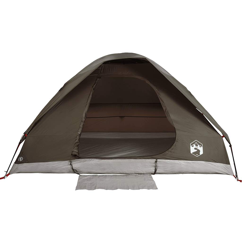 Koepeltent 4-persoons waterdicht bruin is nu te koop bij PeponiXL, paradijselijk wonen!