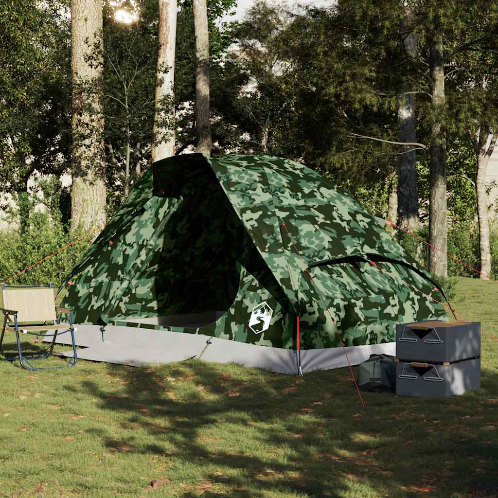 Koepeltent 4-persoons waterdicht camouflage is nu te koop bij PeponiXL, paradijselijk wonen!
