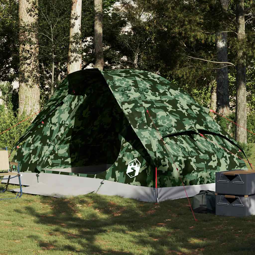 Koepeltent 4-persoons waterdicht camouflage is nu te koop bij PeponiXL, paradijselijk wonen!