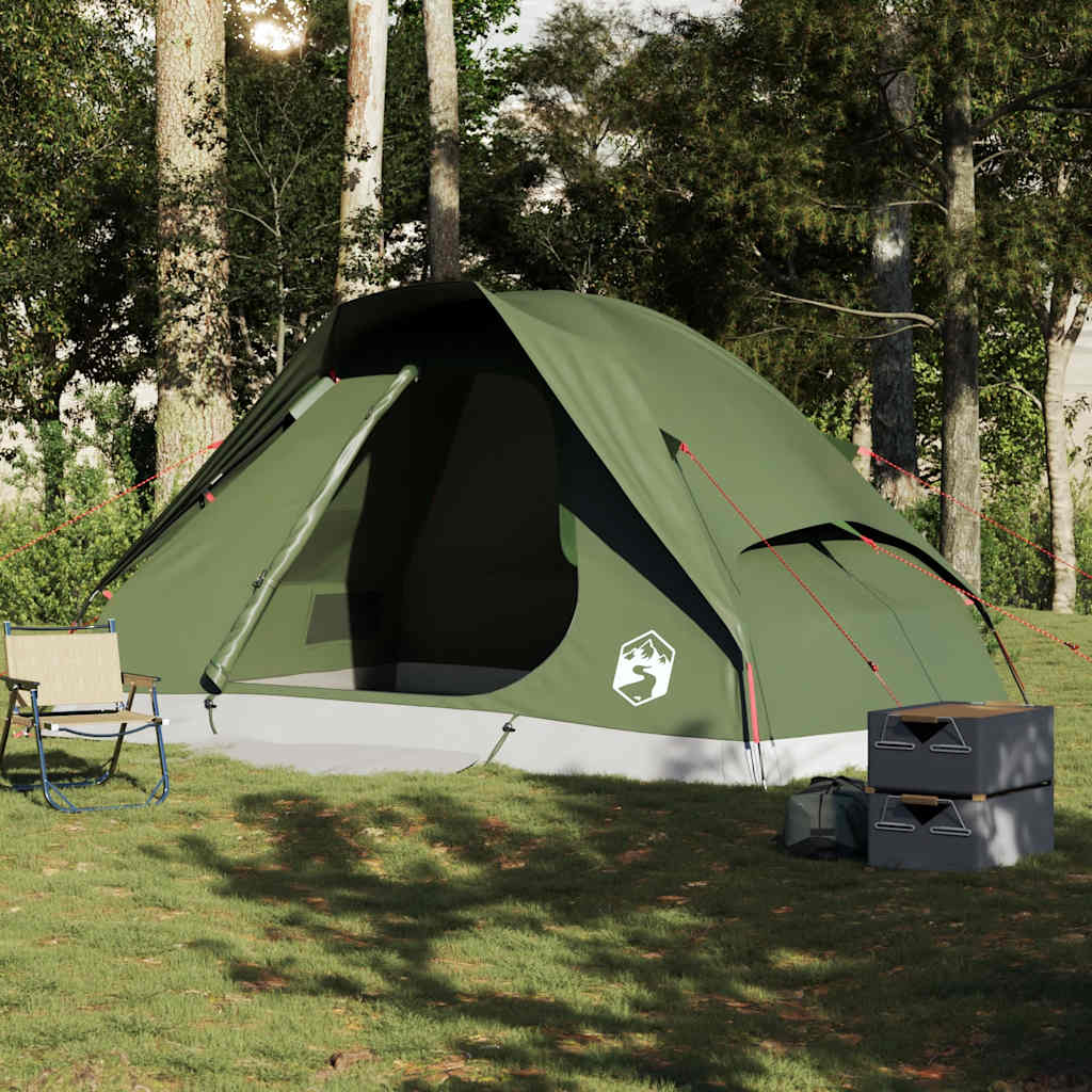 Koepeltent 6-persoons waterdicht olijfgroen is nu te koop bij PeponiXL, paradijselijk wonen!