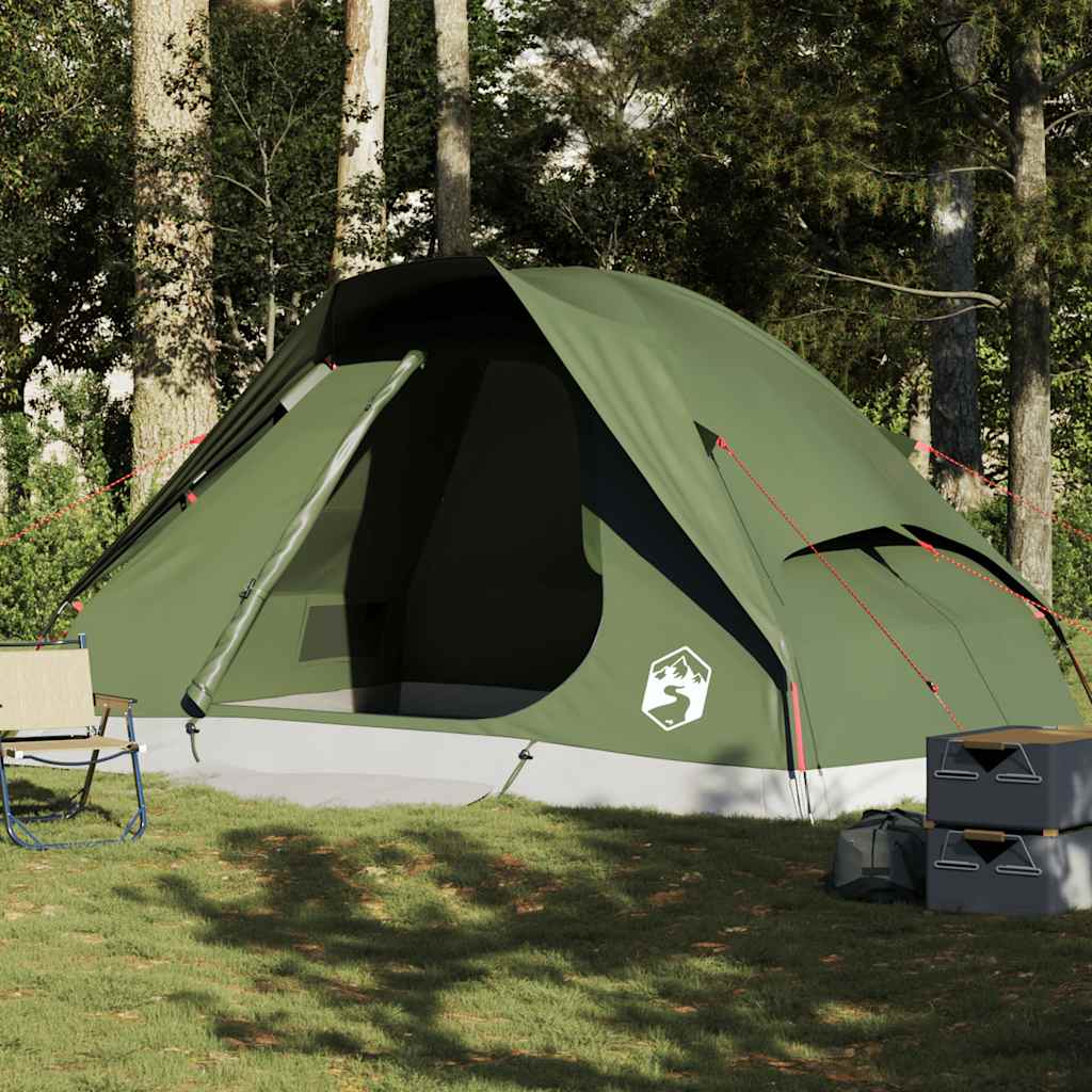 Koepeltent 6-persoons waterdicht olijfgroen is nu te koop bij PeponiXL, paradijselijk wonen!