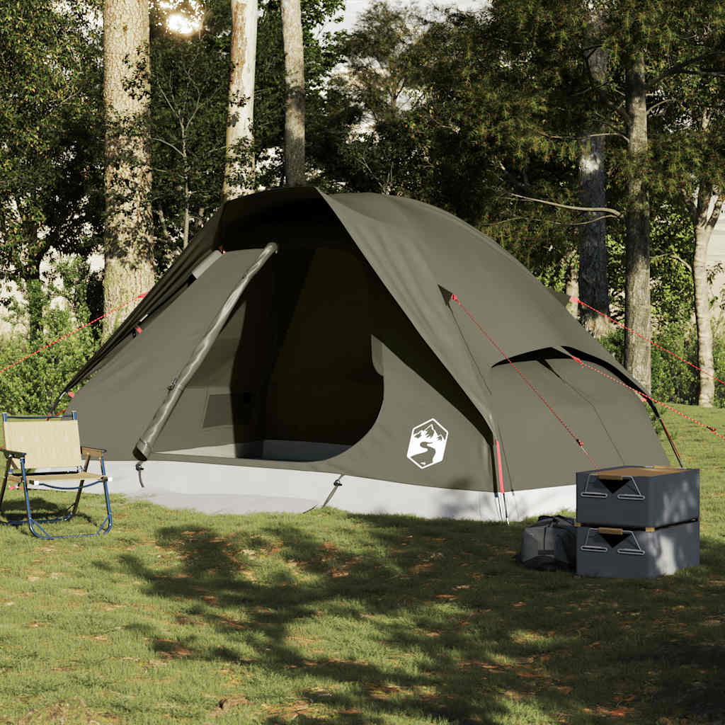 Koepeltent 6-persoons waterdicht bruin is nu te koop bij PeponiXL, paradijselijk wonen!