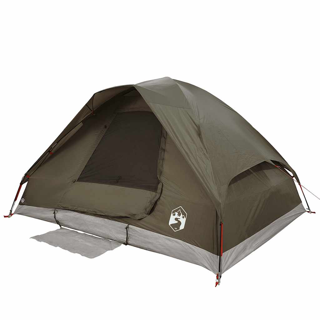 Koepeltent 6-persoons waterdicht bruin is nu te koop bij PeponiXL, paradijselijk wonen!