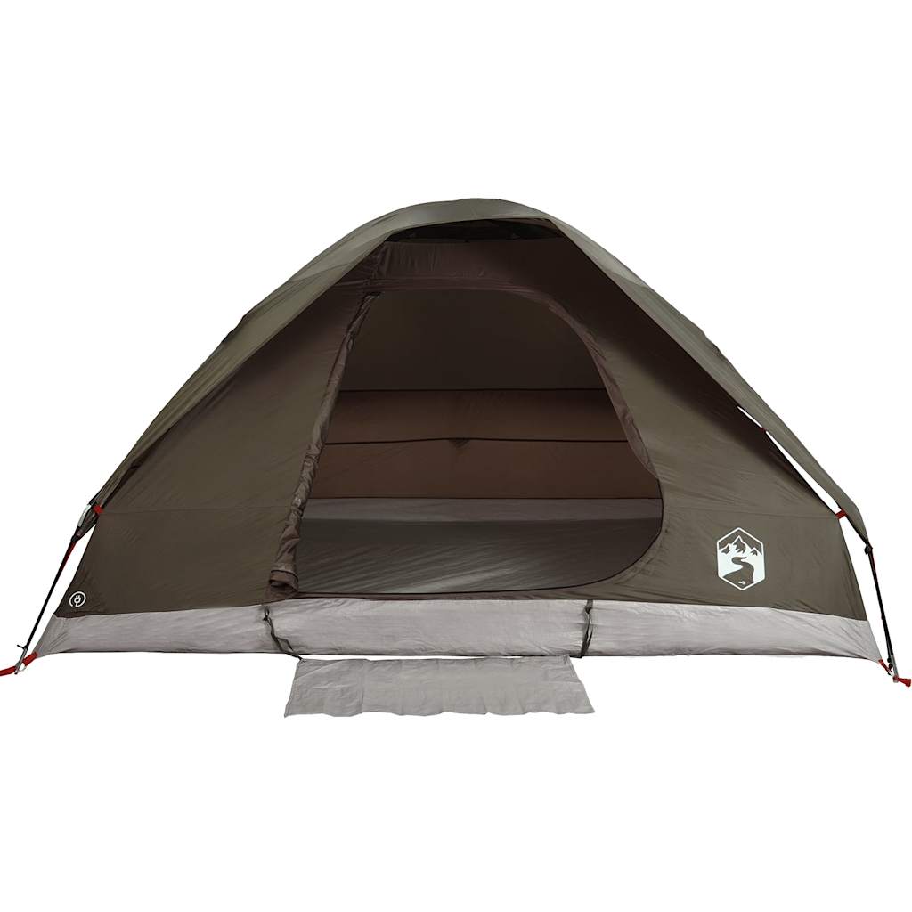 Koepeltent 6-persoons waterdicht bruin is nu te koop bij PeponiXL, paradijselijk wonen!