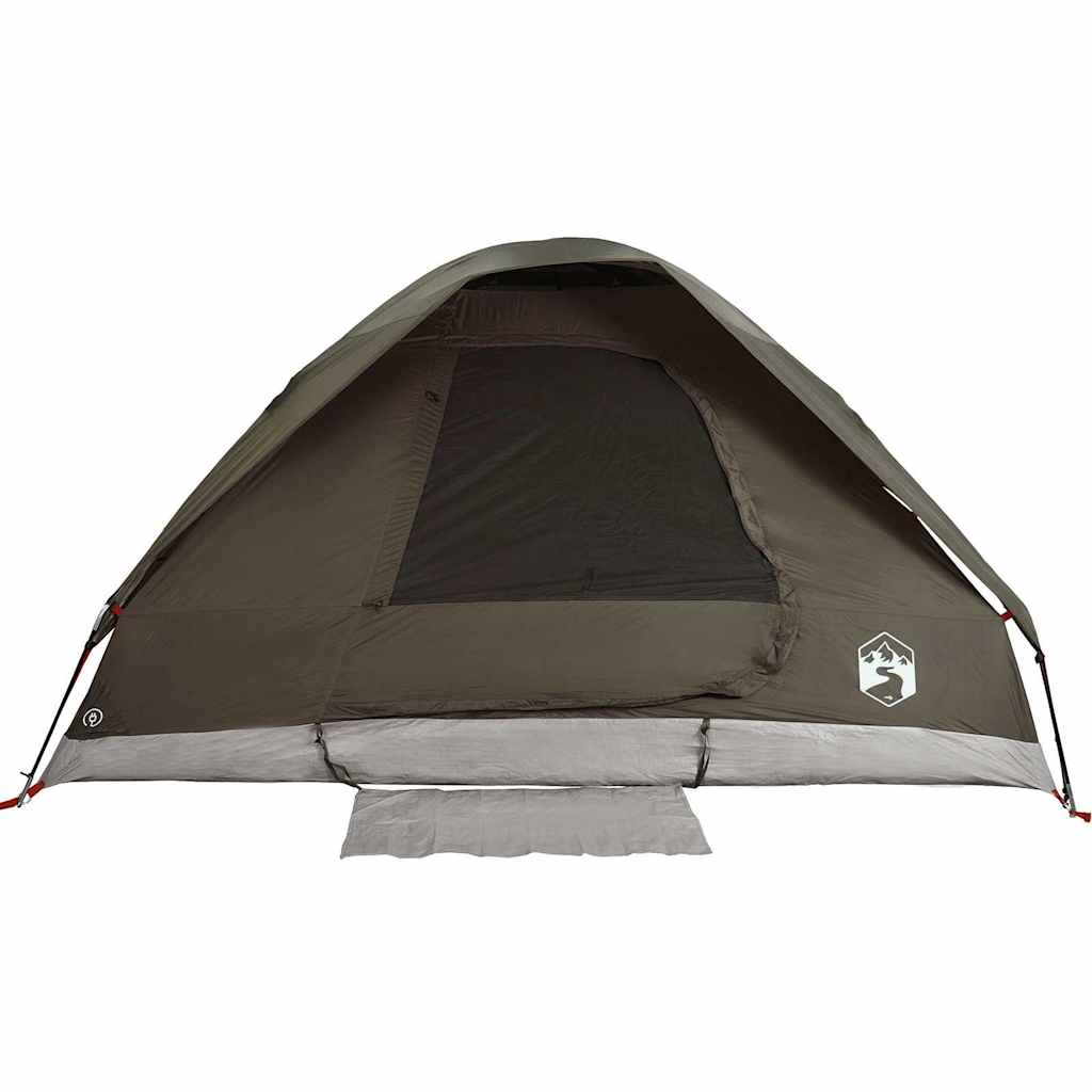 Koepeltent 6-persoons waterdicht bruin is nu te koop bij PeponiXL, paradijselijk wonen!