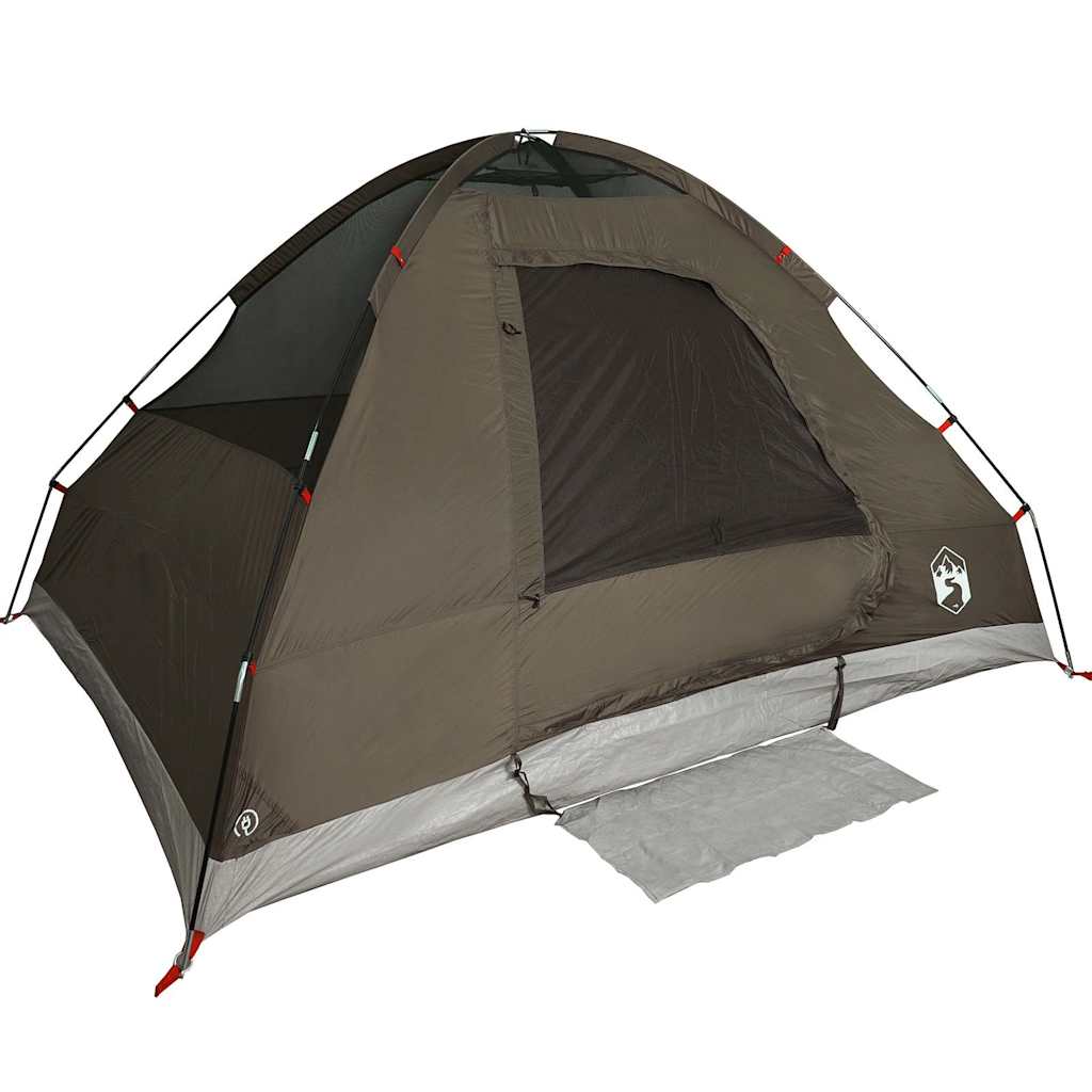 Koepeltent 6-persoons waterdicht bruin is nu te koop bij PeponiXL, paradijselijk wonen!