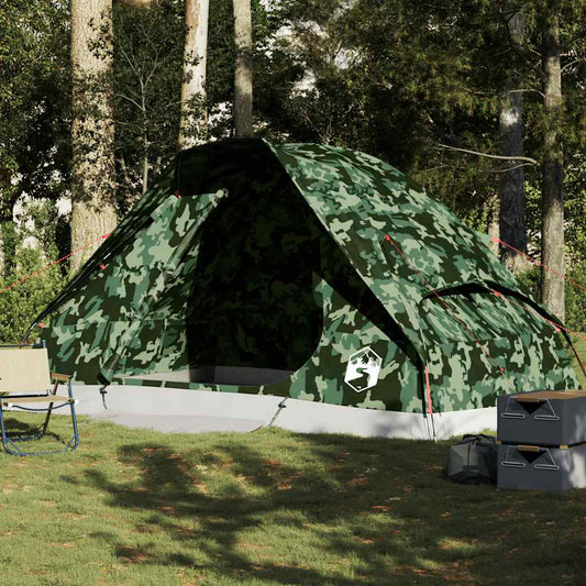 Koepeltent 6-persoons waterdicht camouflage is nu te koop bij PeponiXL, paradijselijk wonen!