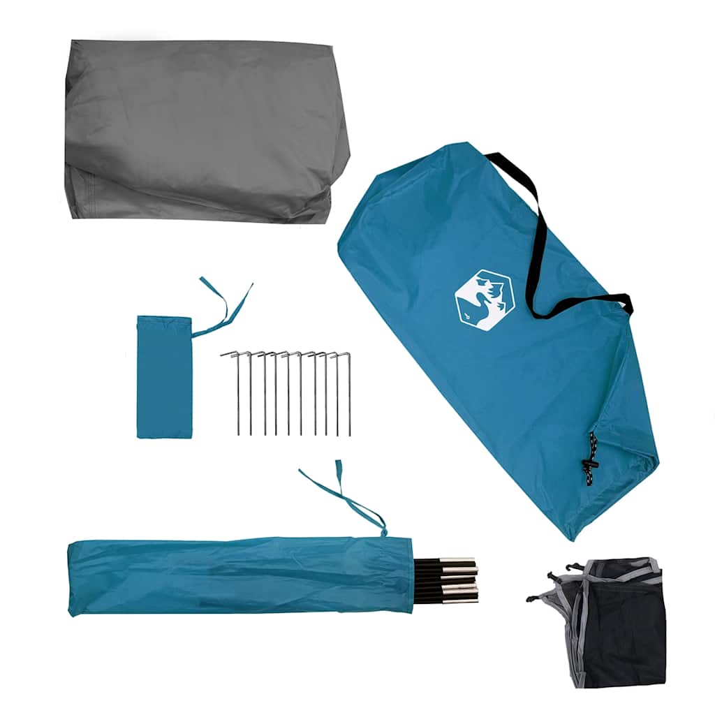 Windscherm camping waterdicht 510x153 cm blauw is nu te koop bij PeponiXL, paradijselijk wonen!