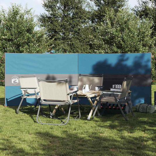 Windscherm camping waterdicht 344x120 cm blauw is nu te koop bij PeponiXL, paradijselijk wonen!
