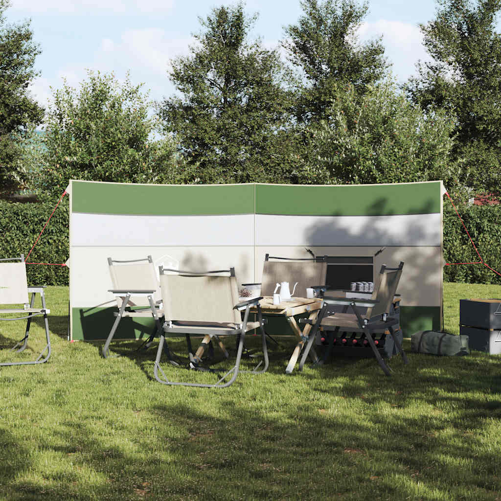 Windscherm camping waterdicht 340x130 cm groen is nu te koop bij PeponiXL, paradijselijk wonen!