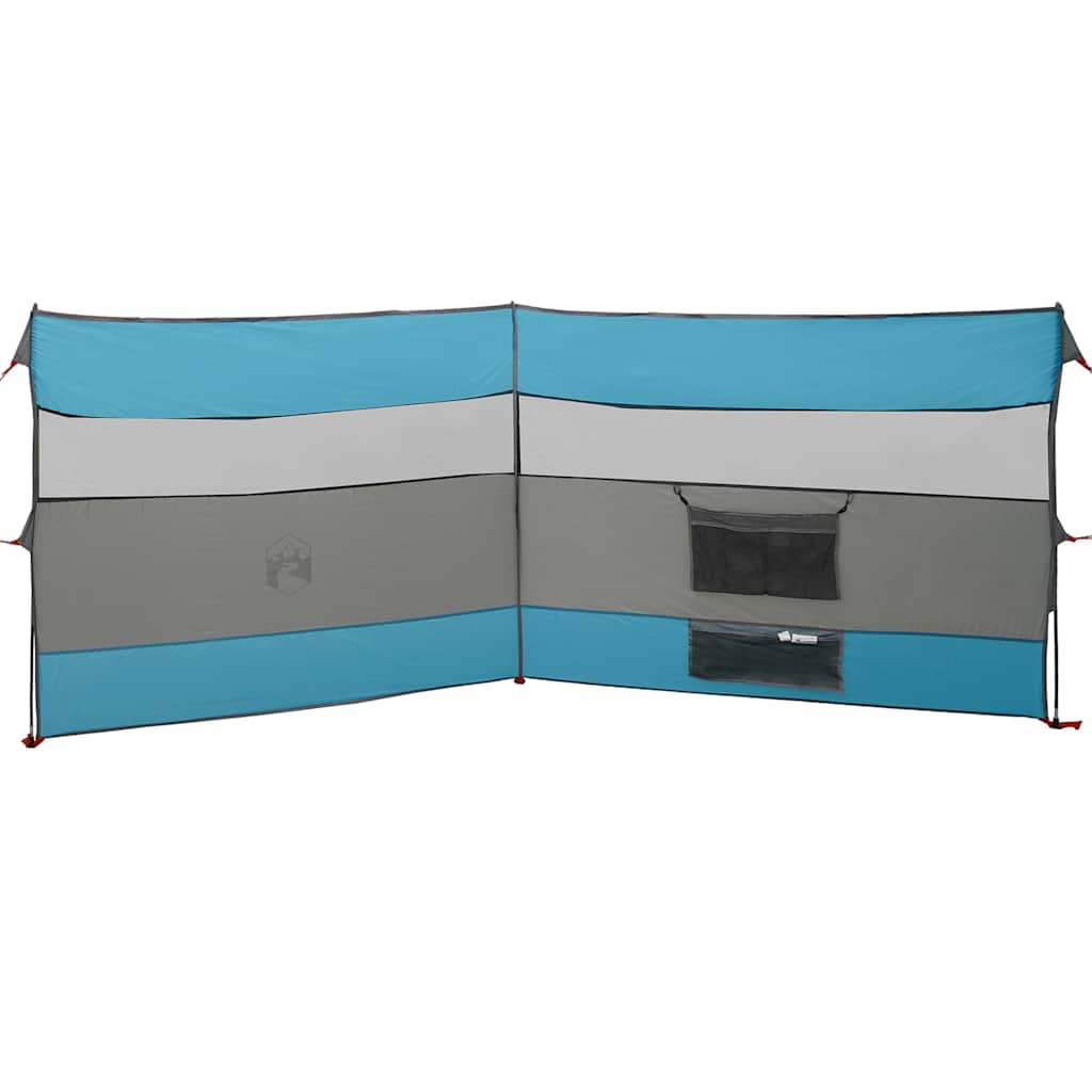 Windscherm camping waterdicht 340x130 cm blauw is nu te koop bij PeponiXL, paradijselijk wonen!