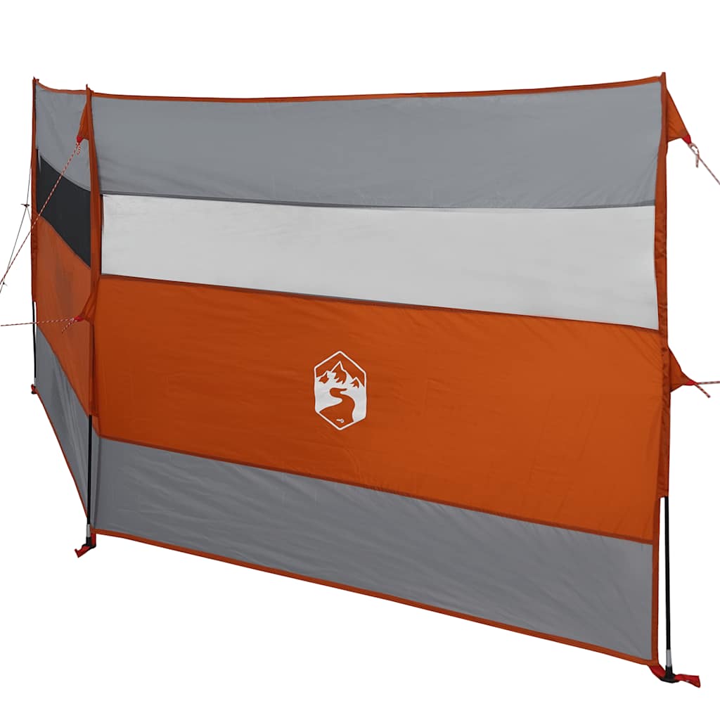 Windscherm camping waterdicht 340x130 cm grijs en oranje is nu te koop bij PeponiXL, paradijselijk wonen!