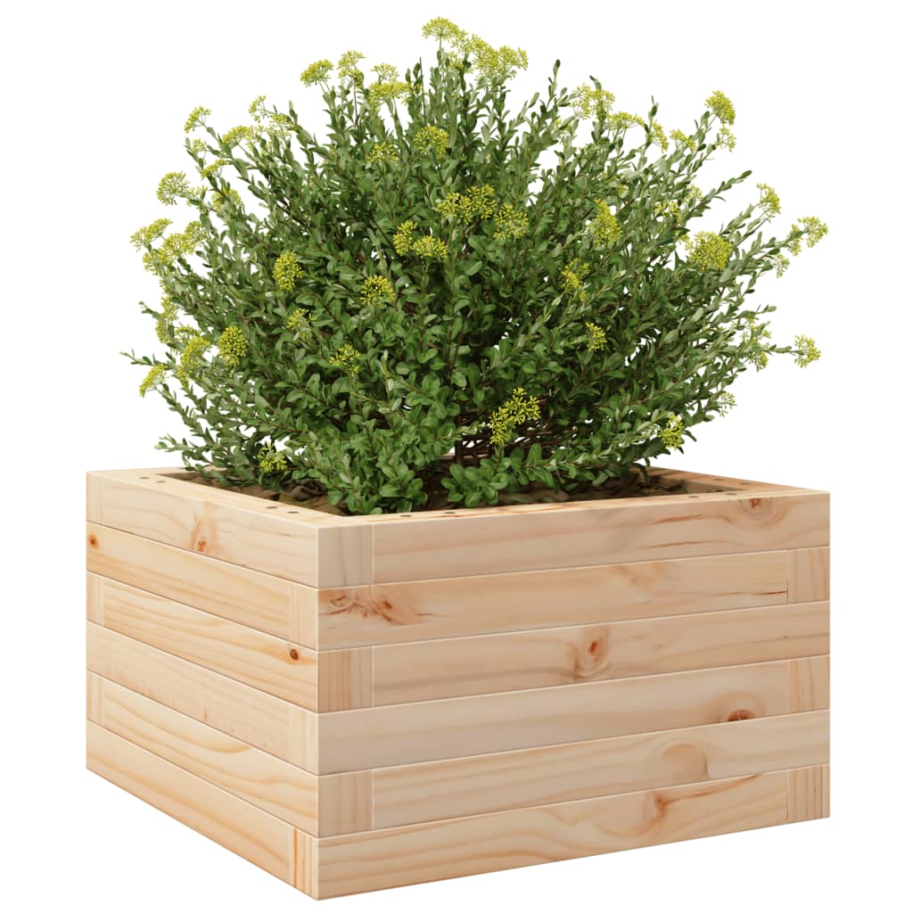 Plantenbak 40x40x23 cm massief grenenhout is nu te koop bij PeponiXL, paradijselijk wonen!