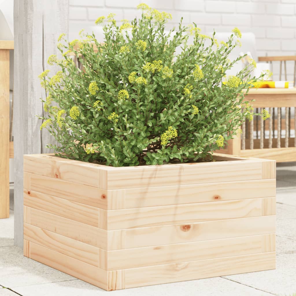 Plantenbak 40x40x23 cm massief grenenhout is nu te koop bij PeponiXL, paradijselijk wonen!