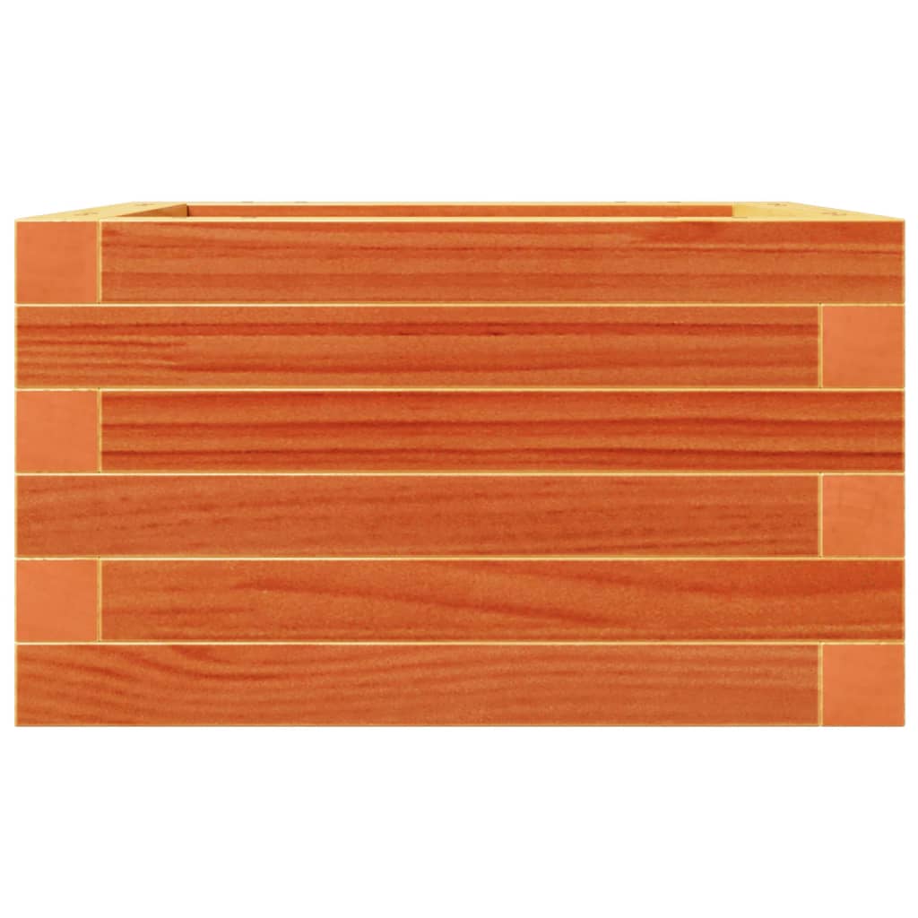 Plantenbak 40x40x23 cm massief grenenhout wasbruin is nu te koop bij PeponiXL, paradijselijk wonen!