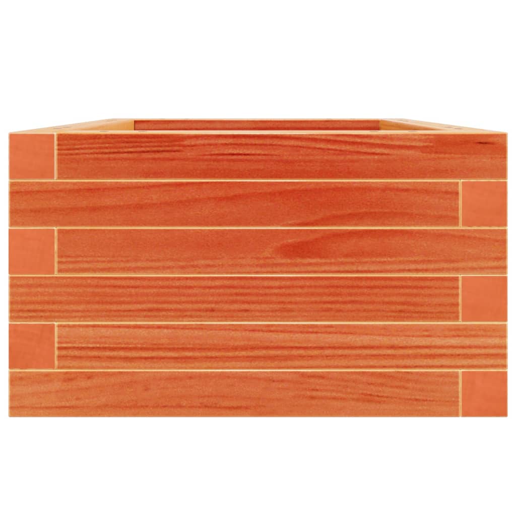 Plantenbak 40x40x23 cm massief grenenhout wasbruin is nu te koop bij PeponiXL, paradijselijk wonen!