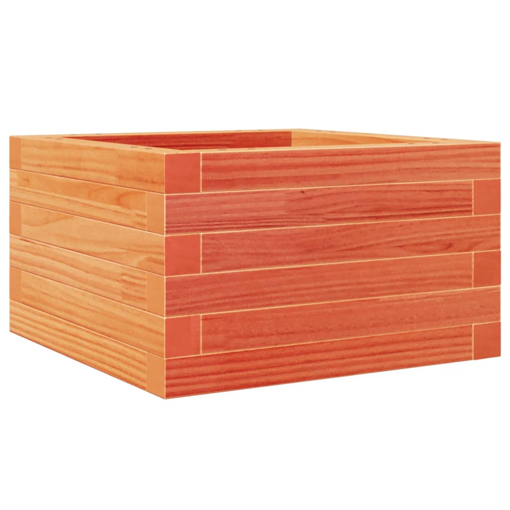 Plantenbak 40x40x23 cm massief grenenhout wasbruin is nu te koop bij PeponiXL, paradijselijk wonen!
