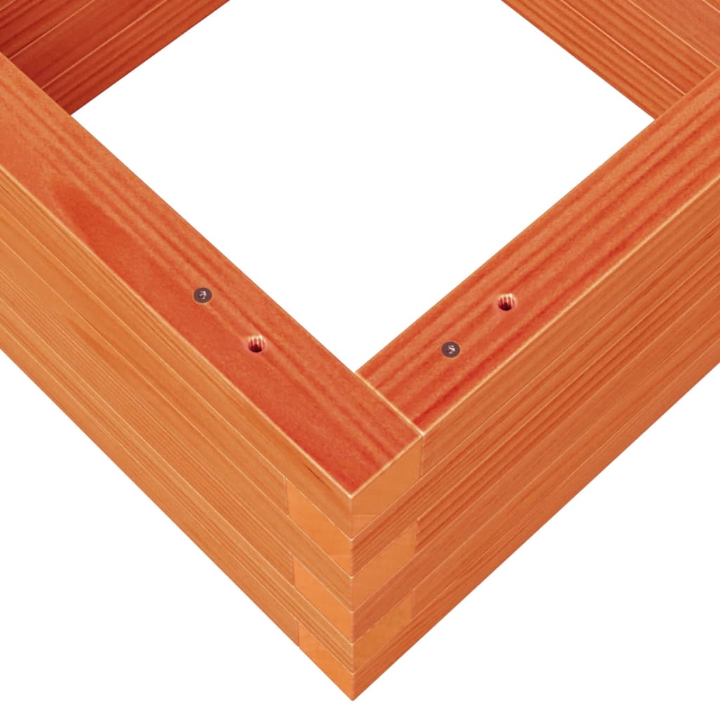Plantenbak 40x40x23 cm massief grenenhout wasbruin is nu te koop bij PeponiXL, paradijselijk wonen!