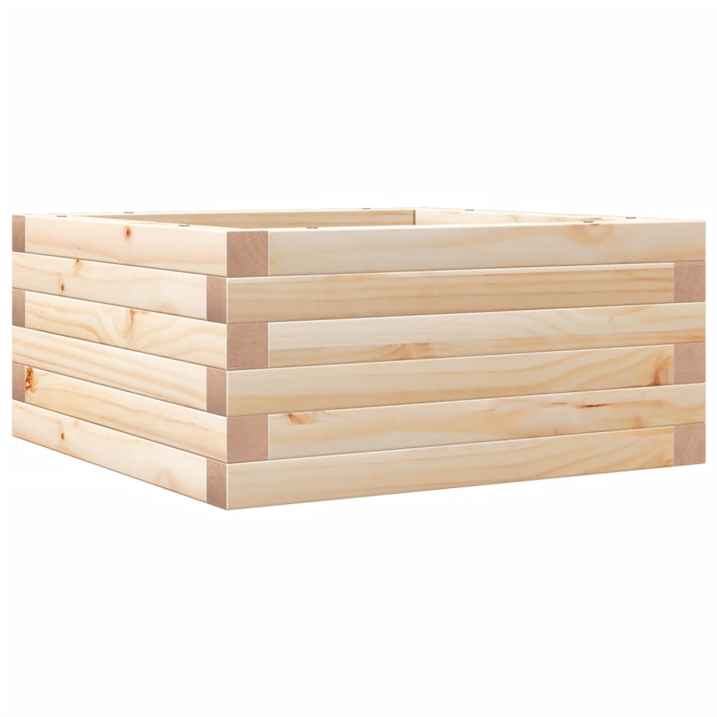 Plantenbak 50x50x23 cm massief grenenhout is nu te koop bij PeponiXL, paradijselijk wonen!