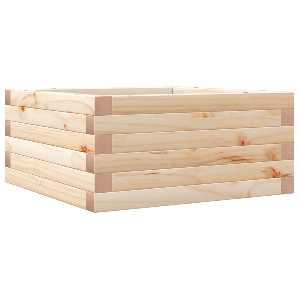 Plantenbak 50x50x23 cm massief grenenhout is nu te koop bij PeponiXL, paradijselijk wonen!