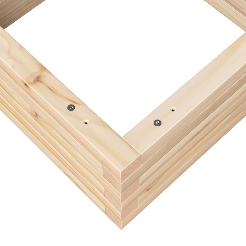 Plantenbak 50x50x23 cm massief grenenhout is nu te koop bij PeponiXL, paradijselijk wonen!